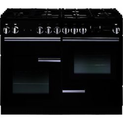 Rangemaster Professional+ 110cm  91980 Natural Gas Range Cooker in Black with FSD Hob